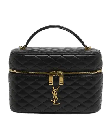 Saint Laurent Gaby Large YSL Vanity Bag in Quilted Leather | Thumbnail 1 Saint Laurent Gaby Large YSL Vanity Bag in Quilted Leather | Thumbnail 1