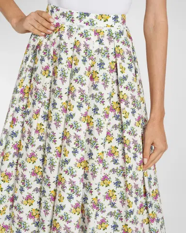 Dolce & Gabbana Floral Cotton-Blend Midi Skirt | Thumbnail 6 Dolce & Gabbana Floral Cotton-Blend Midi Skirt | Thumbnail 6