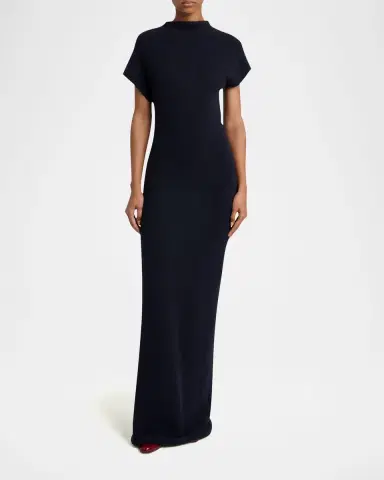 Proenza Schouler Abie Boiled Wool Maxi Dress | Thumbnail 2 Proenza Schouler Abie Boiled Wool Maxi Dress | Thumbnail 2