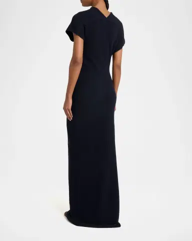 Proenza Schouler Abie Boiled Wool Maxi Dress | Thumbnail 3 Proenza Schouler Abie Boiled Wool Maxi Dress | Thumbnail 3