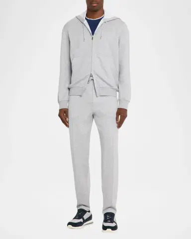 Brunello Cucinelli en's Cashmere-Blend Hooded Sweatshirt Cardigan | Thumbnail 2 Brunello Cucinelli en's Cashmere-Blend Hooded Sweatshirt Cardigan | Thumbnail 2