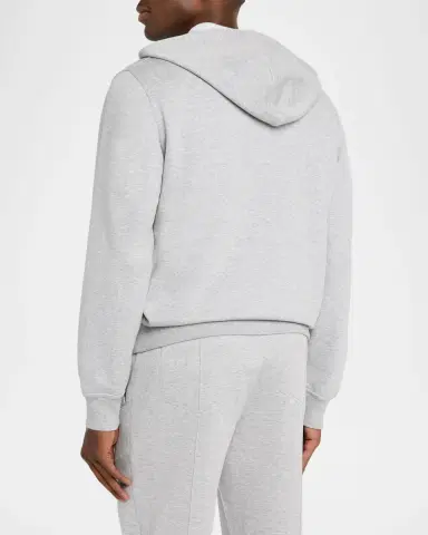 Brunello Cucinelli en's Cashmere-Blend Hooded Sweatshirt Cardigan | Thumbnail 3 Brunello Cucinelli en's Cashmere-Blend Hooded Sweatshirt Cardigan | Thumbnail 3