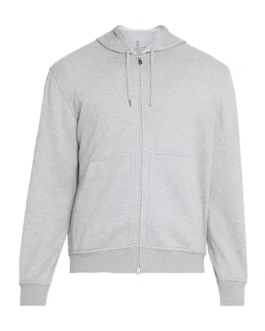 Brunello Cucinelli en's Cashmere-Blend Hooded Sweatshirt Cardigan | Thumbnail 1 Brunello Cucinelli en's Cashmere-Blend Hooded Sweatshirt Cardigan | Thumbnail 1