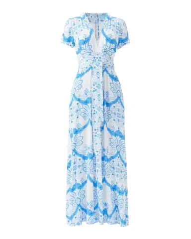 Melissa Odabash Lou Florian Maxi Dress | Thumbnail 1 Melissa Odabash Lou Florian Maxi Dress | Thumbnail 1