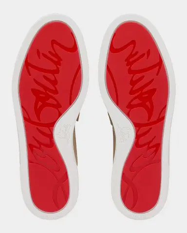 Christian Louboutin Donna Nubuck Leather Boat Shoe Mules | Thumbnail 4 Christian Louboutin Donna Nubuck Leather Boat Shoe Mules | Thumbnail 4