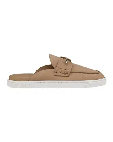 Christian Louboutin Donna Nubuck Leather Boat Shoe Mules | Thumbnail 1 Christian Louboutin Donna Nubuck Leather Boat Shoe Mules | Thumbnail 1