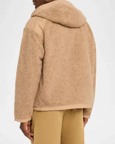 Canada Goose Men's Alberni Reversible Fleece Hooded Bomber Jacket | Thumbnail 3 Canada Goose Men's Alberni Reversible Fleece Hooded Bomber Jacket | Thumbnail 3