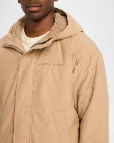 Canada Goose Men's Alberni Reversible Fleece Hooded Bomber Jacket | Thumbnail 5 Canada Goose Men's Alberni Reversible Fleece Hooded Bomber Jacket | Thumbnail 5