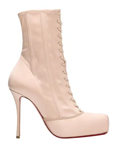 Christian Louboutin 100mm Pavlova Satin Booties | Thumbnail 1 Christian Louboutin 100mm Pavlova Satin Booties | Thumbnail 1