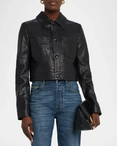 FRAME The Small Leather Jacket | Thumbnail 4 FRAME The Small Leather Jacket | Thumbnail 4