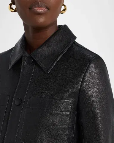 FRAME The Small Leather Jacket | Thumbnail 5 FRAME The Small Leather Jacket | Thumbnail 5