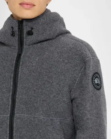 Canada Goose Men 's Chilliwack Fleece Hooded Bomber Jacket | Thumbnail 5 Canada Goose Men 's Chilliwack Fleece Hooded Bomber Jacket | Thumbnail 5