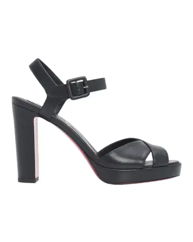 Christian Louboutin 100mm Cora Leather Sandals | Thumbnail 1 Christian Louboutin 100mm Cora Leather Sandals | Thumbnail 1