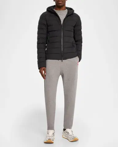 Canada Goose Men's Crofton Packable Quilted Matte Ripstop Hoodie | Thumbnail 2 Canada Goose Men's Crofton Packable Quilted Matte Ripstop Hoodie | Thumbnail 2