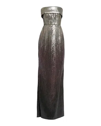 Elie Saab Strapless Gradient Sequined Trumpet Gown | Thumbnail 1 Elie Saab Strapless Gradient Sequined Trumpet Gown | Thumbnail 1