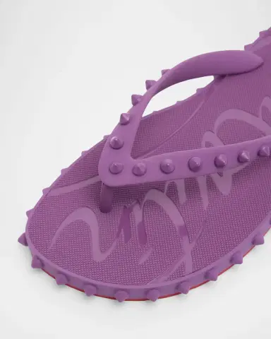 Christian Louboutin Loubi Donna Spike Flip Flops | Thumbnail 3 Christian Louboutin Loubi Donna Spike Flip Flops | Thumbnail 3