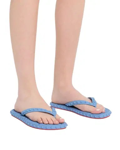 Christian Louboutin Loubi Donna Spike Flip Flops | Thumbnail 1 Christian Louboutin Loubi Donna Spike Flip Flops | Thumbnail 1