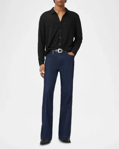 JOHN VARVATOS en's Redmond Herringbone Button-Down Shirt | Thumbnail 2 JOHN VARVATOS en's Redmond Herringbone Button-Down Shirt | Thumbnail 2