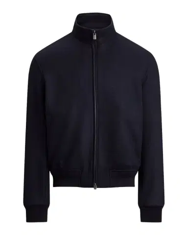 Ralph Lauren Purple Label Men's Felton Cashmere-Blend Flight Jacket | Thumbnail 1 Ralph Lauren Purple Label Men's Felton Cashmere-Blend Flight Jacket | Thumbnail 1