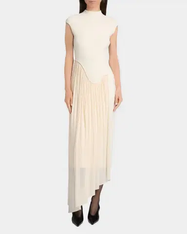 Et Ochs Francis Draped Compact Knit Midi Dress | Thumbnail 2 Et Ochs Francis Draped Compact Knit Midi Dress | Thumbnail 2