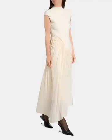 Et Ochs Francis Draped Compact Knit Midi Dress | Thumbnail 4 Et Ochs Francis Draped Compact Knit Midi Dress | Thumbnail 4