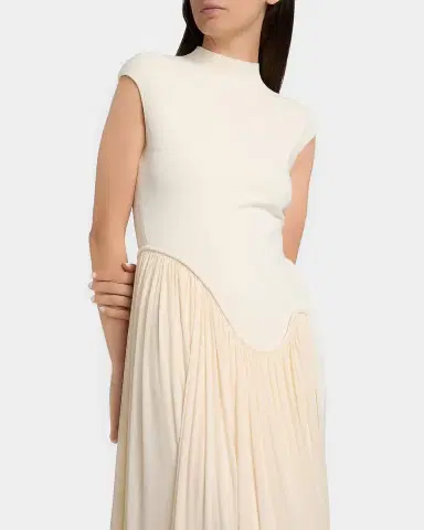 Et Ochs Francis Draped Compact Knit Midi Dress | Thumbnail 5 Et Ochs Francis Draped Compact Knit Midi Dress | Thumbnail 5