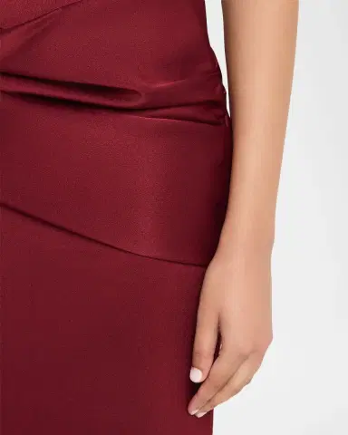 Alex Perry Strapless Corset Draped Column Gown | Thumbnail 5 Alex Perry Strapless Corset Draped Column Gown | Thumbnail 5