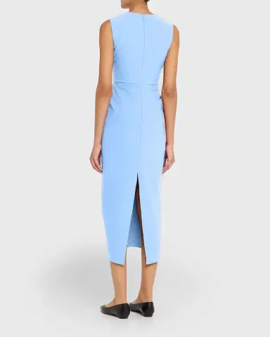 Prabal Gurung Sleeveless Twist-Front Bodycon Midi Dress | Thumbnail 3 Prabal Gurung Sleeveless Twist-Front Bodycon Midi Dress | Thumbnail 3