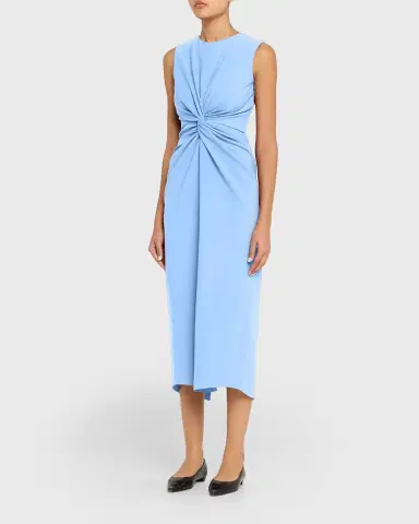 Prabal Gurung Sleeveless Twist-Front Bodycon Midi Dress | Thumbnail 4 Prabal Gurung Sleeveless Twist-Front Bodycon Midi Dress | Thumbnail 4