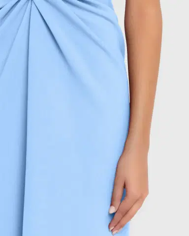 Prabal Gurung Sleeveless Twist-Front Bodycon Midi Dress | Thumbnail 5 Prabal Gurung Sleeveless Twist-Front Bodycon Midi Dress | Thumbnail 5