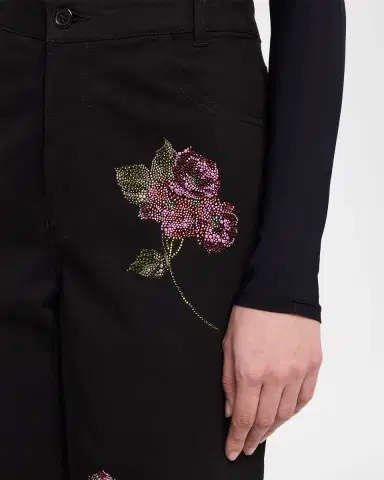 Libertine Primrose Embellished Wide-Leg Crop Pants | Thumbnail 5 Libertine Primrose Embellished Wide-Leg Crop Pants | Thumbnail 5