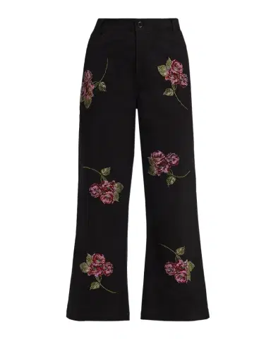 Libertine Primrose Embellished Wide-Leg Crop Pants | Thumbnail 1 Libertine Primrose Embellished Wide-Leg Crop Pants | Thumbnail 1