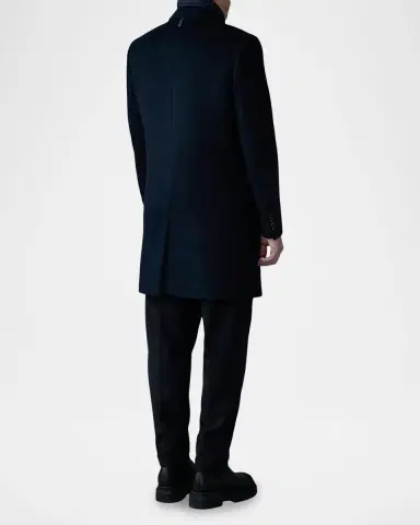 Mackage Men's Skai-SLB 3-in-1 Wool Overcoat with Removable Down Liner | Thumbnail 3 Mackage Men's Skai-SLB 3-in-1 Wool Overcoat with Removable Down Liner | Thumbnail 3
