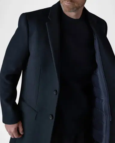 Mackage Men's Skai-SLB 3-in-1 Wool Overcoat with Removable Down Liner | Thumbnail 5 Mackage Men's Skai-SLB 3-in-1 Wool Overcoat with Removable Down Liner | Thumbnail 5
