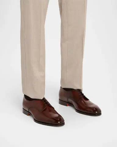 Santoni Men's Leather Derby Shoes | Thumbnail 2 Santoni Men's Leather Derby Shoes | Thumbnail 2