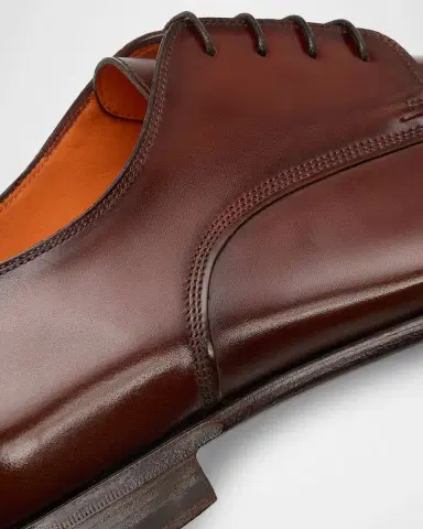 Santoni Men's Leather Derby Shoes | Thumbnail 5 Santoni Men's Leather Derby Shoes | Thumbnail 5