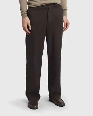 The Row Men's Ottis Cotton and Cashmere Straight-Leg Chino Pants | Thumbnail 4 The Row Men's Ottis Cotton and Cashmere Straight-Leg Chino Pants | Thumbnail 4