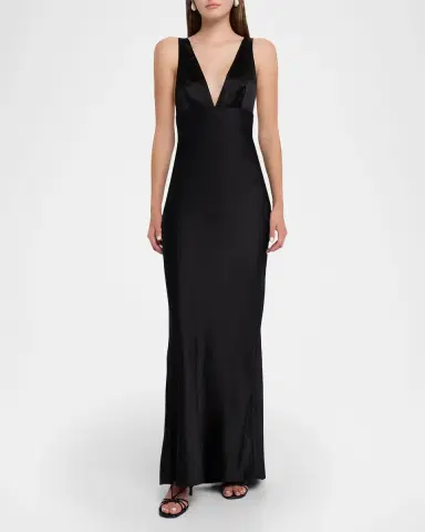 Nili Lotan Bionca Empire-Waist Sleeveless Silk Bias Maxi Dress | Thumbnail 2 Nili Lotan Bionca Empire-Waist Sleeveless Silk Bias Maxi Dress | Thumbnail 2