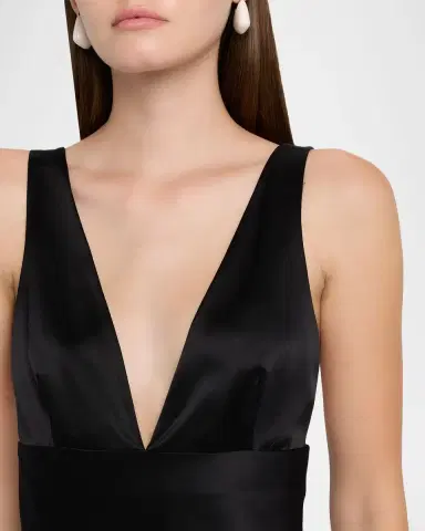 Nili Lotan Bionca Empire-Waist Sleeveless Silk Bias Maxi Dress | Thumbnail 5 Nili Lotan Bionca Empire-Waist Sleeveless Silk Bias Maxi Dress | Thumbnail 5