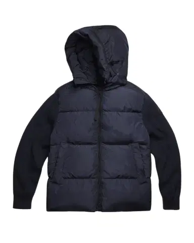 Canada Goose Men's HyBridge Wool-Knit Nylon Down Hooded Jacket | Thumbnail 1 Canada Goose Men's HyBridge Wool-Knit Nylon Down Hooded Jacket | Thumbnail 1