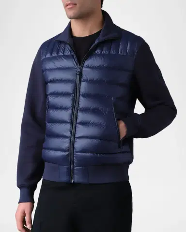 Mackage Men's Collin-R Down Mixed Media Bomber Jacket | Thumbnail 5 Mackage Men's Collin-R Down Mixed Media Bomber Jacket | Thumbnail 5