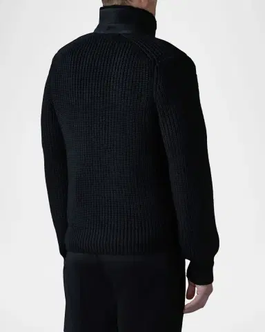 Mackage Men's Jonathan Mixed-Media Shearling Jacket | Thumbnail 3 Mackage Men's Jonathan Mixed-Media Shearling Jacket | Thumbnail 3