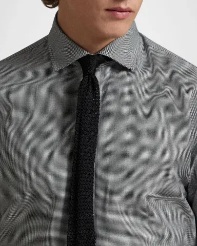 Polo Ralph Lauren Men's Classic-Fit Houndstooth Twill Sport Shirt | Thumbnail 5 Polo Ralph Lauren Men's Classic-Fit Houndstooth Twill Sport Shirt | Thumbnail 5