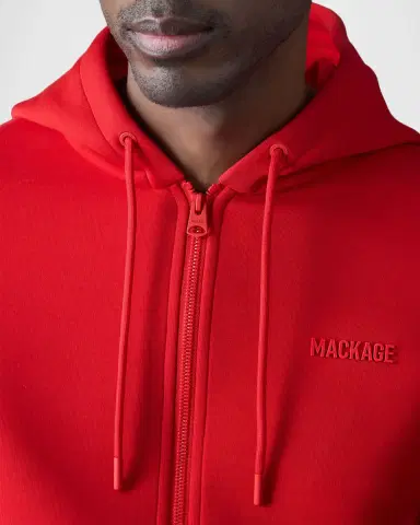 Mackage Men's Krystos Double-Face Jersey Hoodie | Thumbnail 5 Mackage Men's Krystos Double-Face Jersey Hoodie | Thumbnail 5