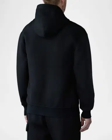 Mackage Men's Krystos Double-Face Jersey Hoodie | Thumbnail 3 Mackage Men's Krystos Double-Face Jersey Hoodie | Thumbnail 3