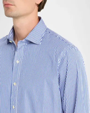 Polo Ralph Lauren Men's Classic Fit Stripe Poplin Sport Shirt | Thumbnail 5 Polo Ralph Lauren Men's Classic Fit Stripe Poplin Sport Shirt | Thumbnail 5