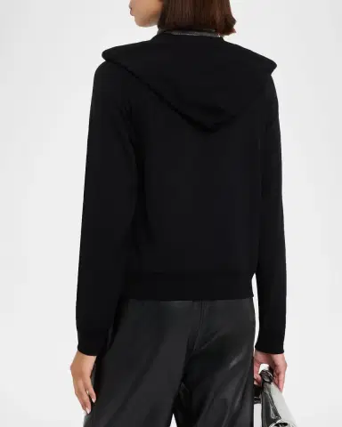 Majestic Filatures Zip-Front French Terry Hoodie | Thumbnail 3 Majestic Filatures Zip-Front French Terry Hoodie | Thumbnail 3