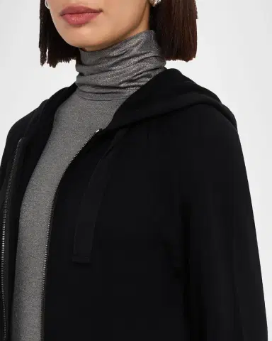Majestic Filatures Zip-Front French Terry Hoodie | Thumbnail 5 Majestic Filatures Zip-Front French Terry Hoodie | Thumbnail 5
