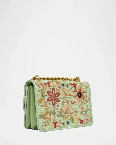 Valentino Garavani Beaded Floral-Embroidered Shoulder Strap | Thumbnail 7 Valentino Garavani Beaded Floral-Embroidered Shoulder Strap | Thumbnail 7