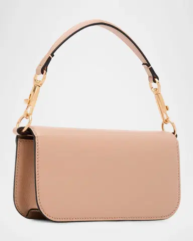 Valentino Garavani Loco Small Leather Top-Handle Bag with Jewel VLogo | Thumbnail 3 Valentino Garavani Loco Small Leather Top-Handle Bag with Jewel VLogo | Thumbnail 3